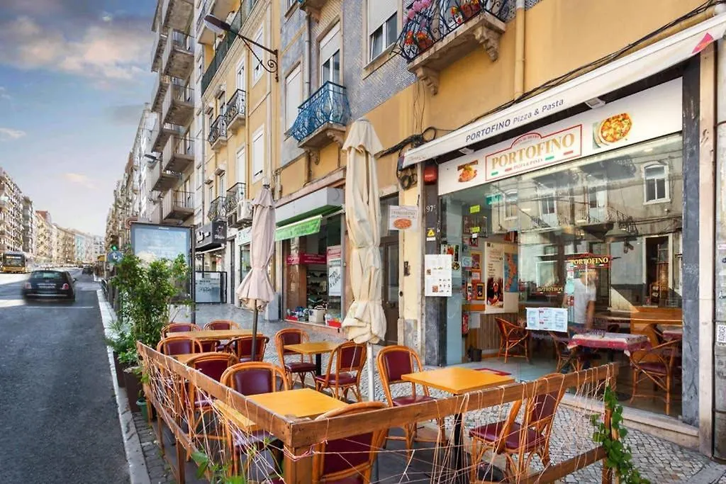 Appartement Stupendo-One Room Concept-Center-Air Conditioning-Free Park Lisboa Portugal